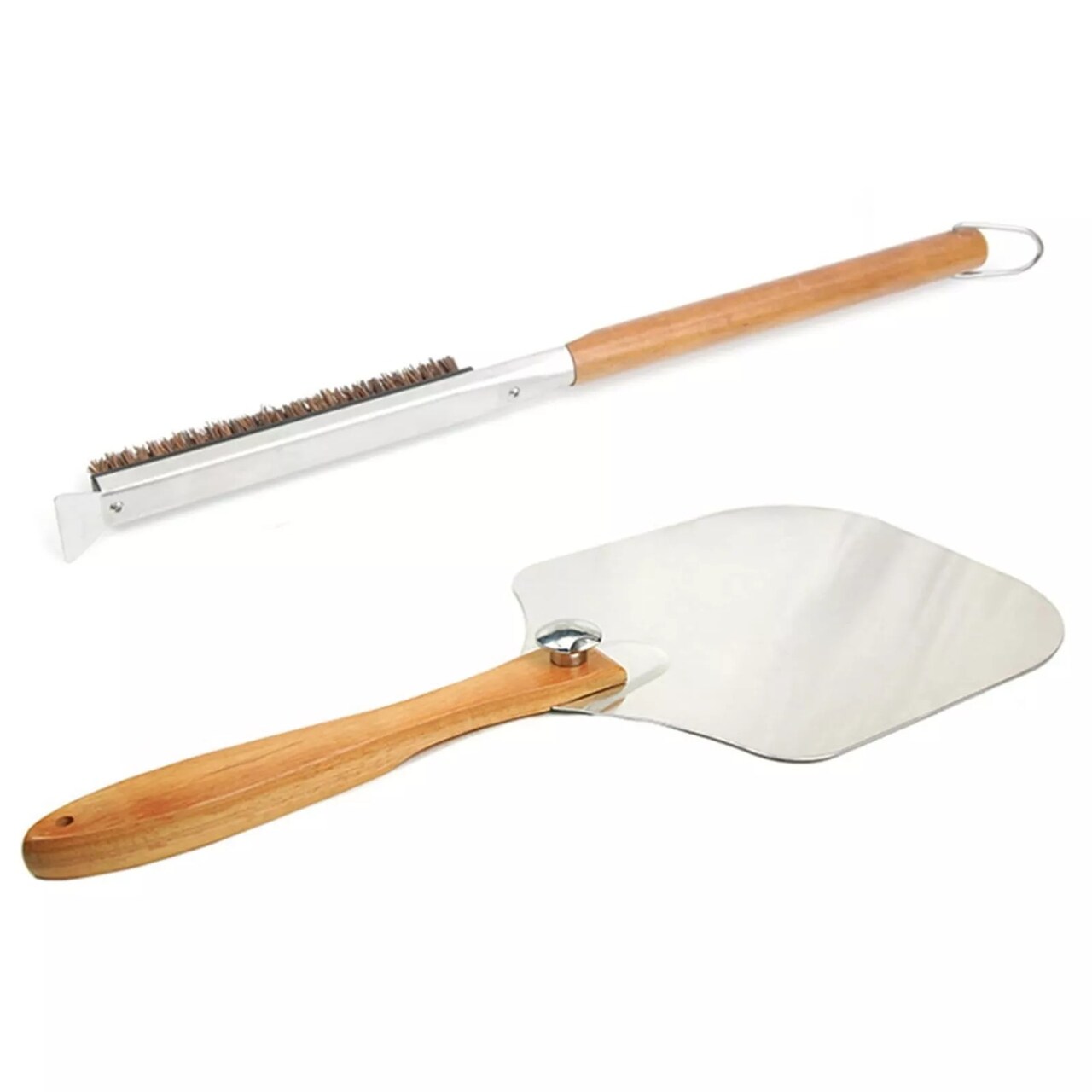 Pizzacraft Pizza Oven Accessories - Folding Peel & Stone Brush